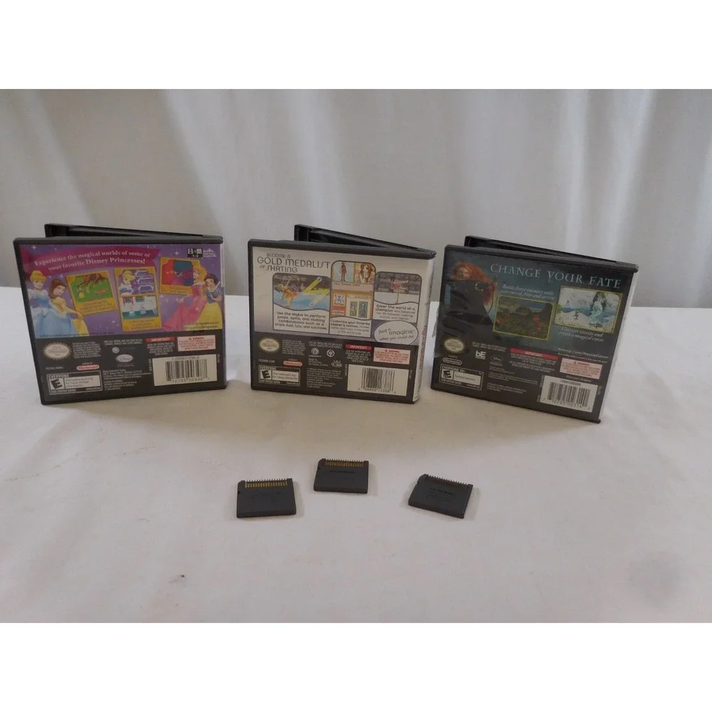 Nintendo DS 3 TESTED Disney Princess: Magical Jewels +  Imagine Figure‎ Skater +